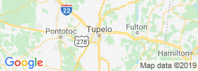 Tupelo map